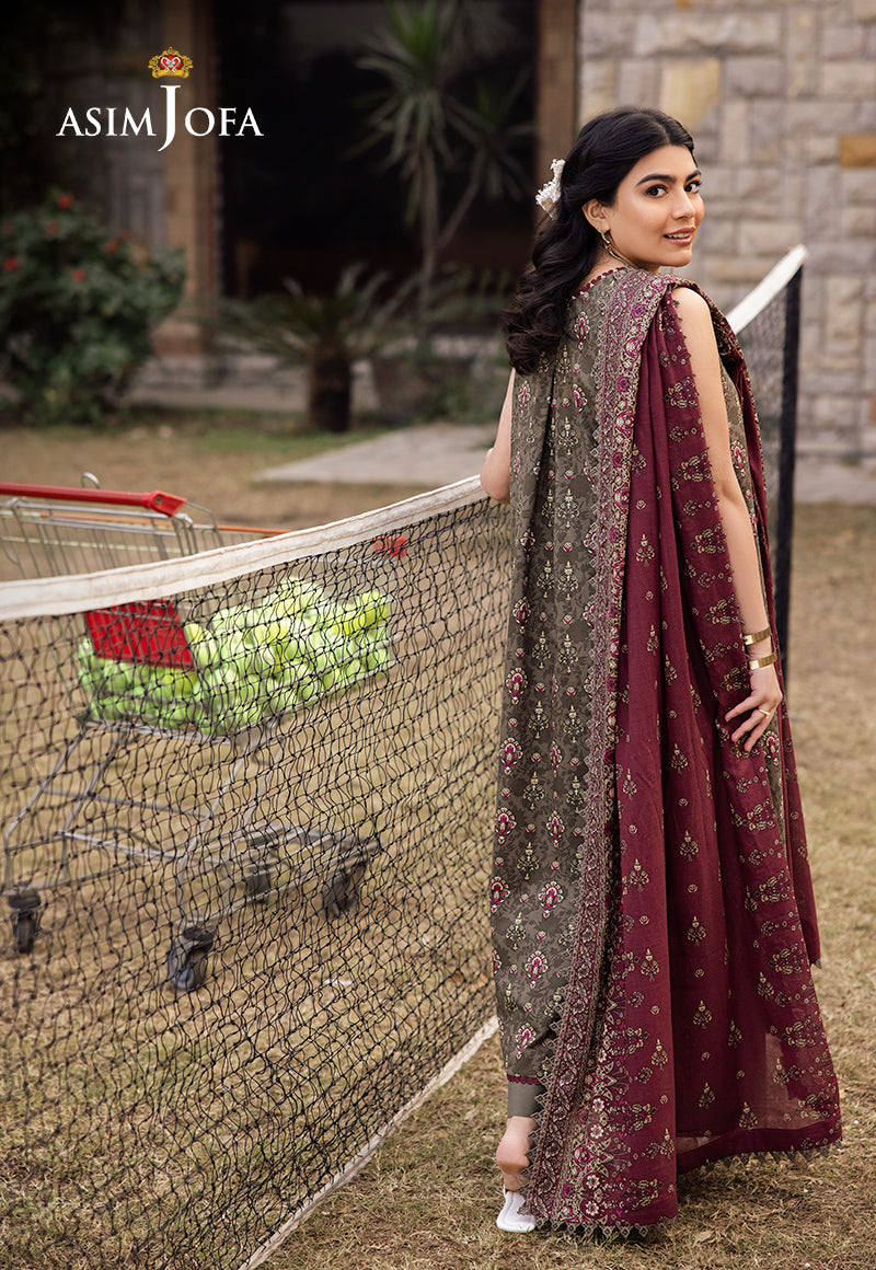 AJUBJD-29 Printed LAWN Stitched 3 PC