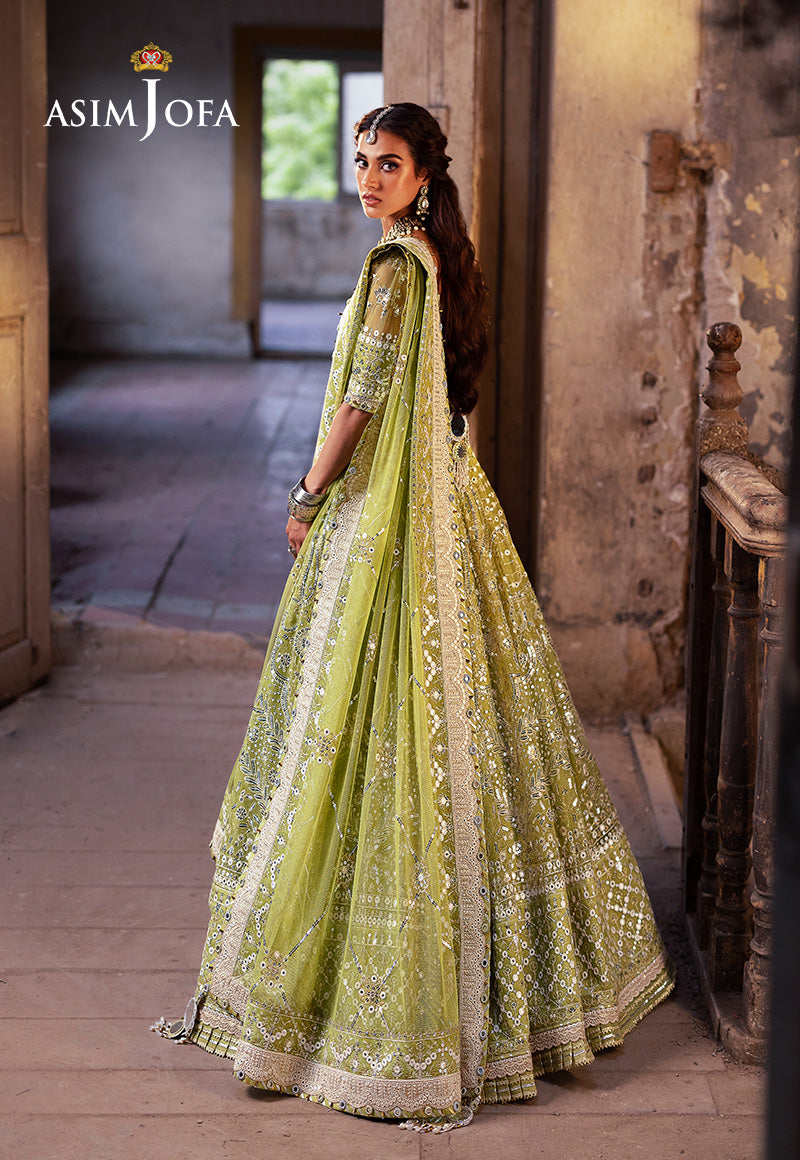 AJKBD-04 EMBROIDERED NET STITCHED 2 PCS