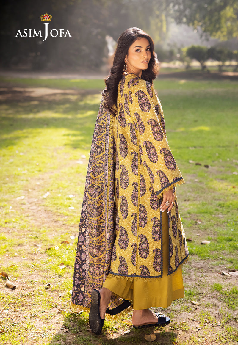 AJUBJD-33 Printed LAWN Stitched 3 PC