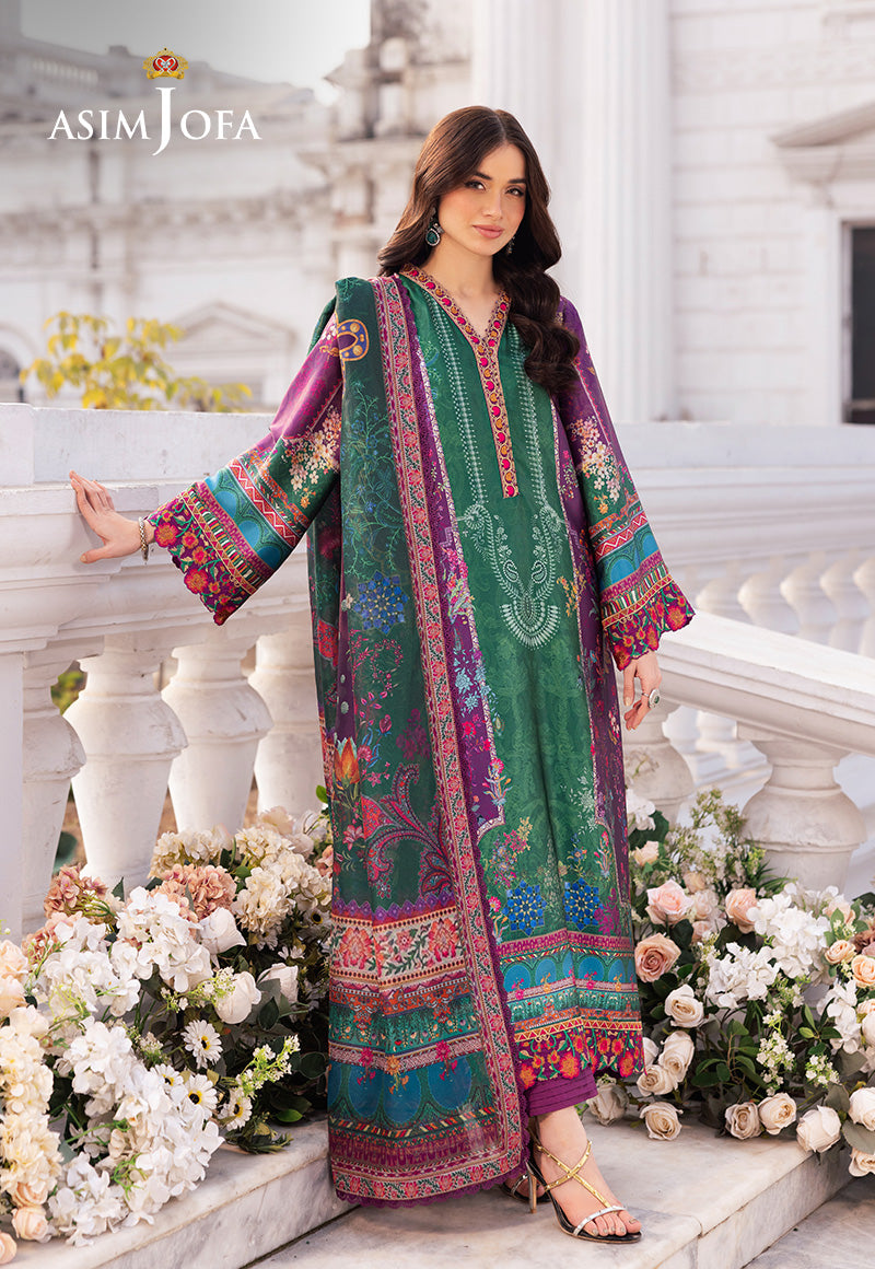 AJRSD-02 DIGITALLY PRINTED EMBROIDERED GRIP STITCHED 3 PCS