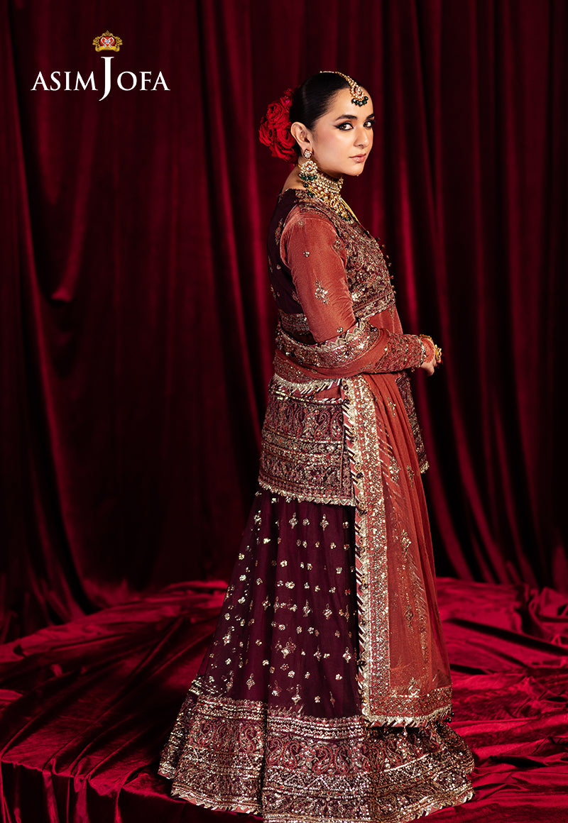 AJMVD-04 EMBROIDERED VELVET STITCHED 3 PCS