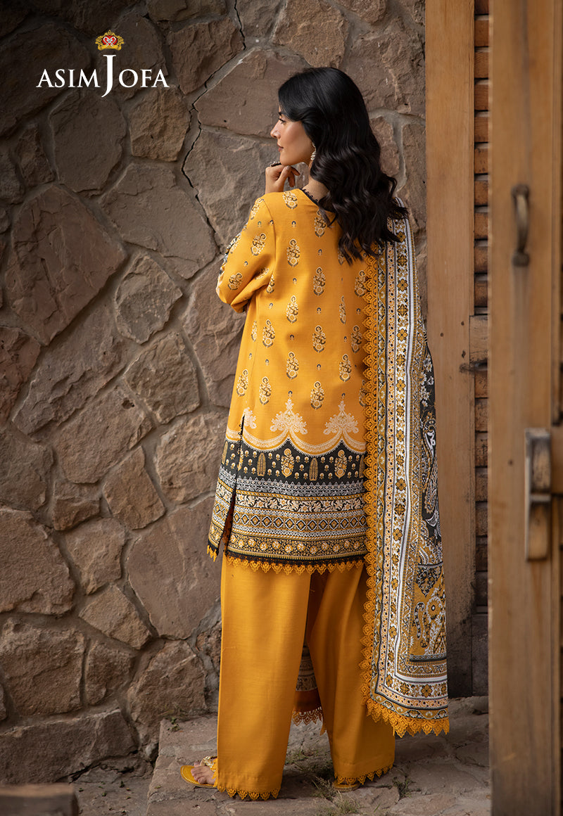 AJUWD-38 PRINTED STITCHED 3 PCS