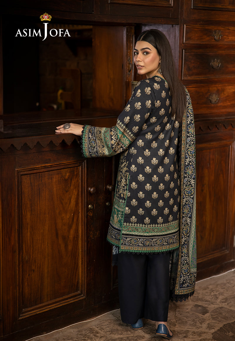 AJUWD-62 PRINTED STITCHED 3 PCS