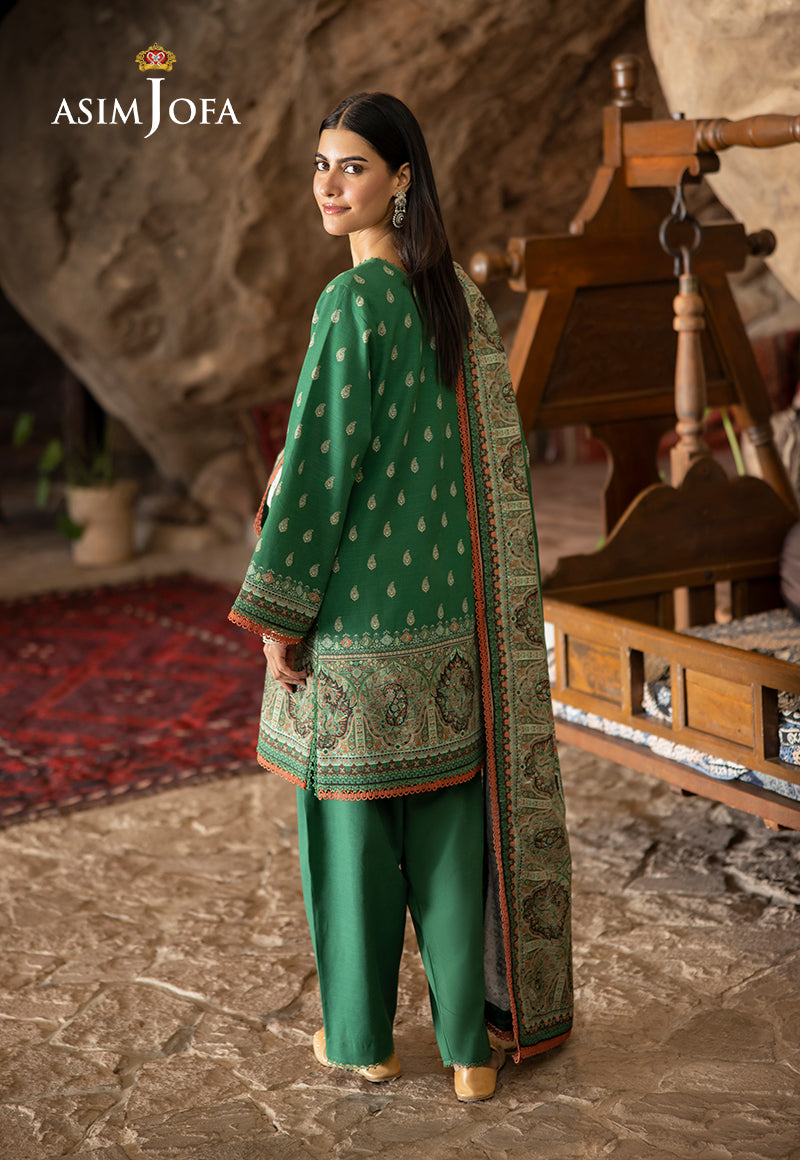 AJUWD-32 PRINTED STITCHED 3 PCS