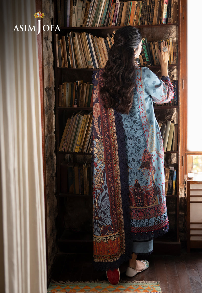 AJUW-01 EMBROIDERED KHADDAR 3 Pcs