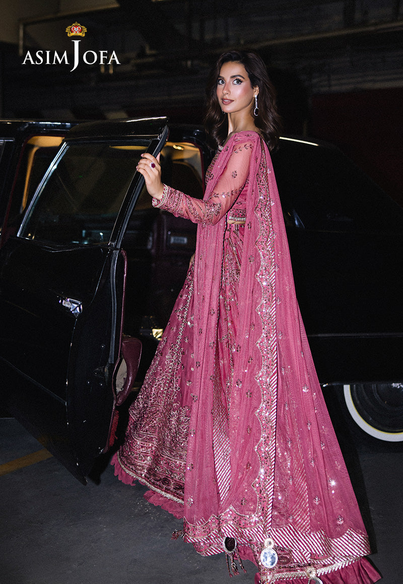 AJFFD-03 EMBROIDERED NET STITCHED 3 PCS