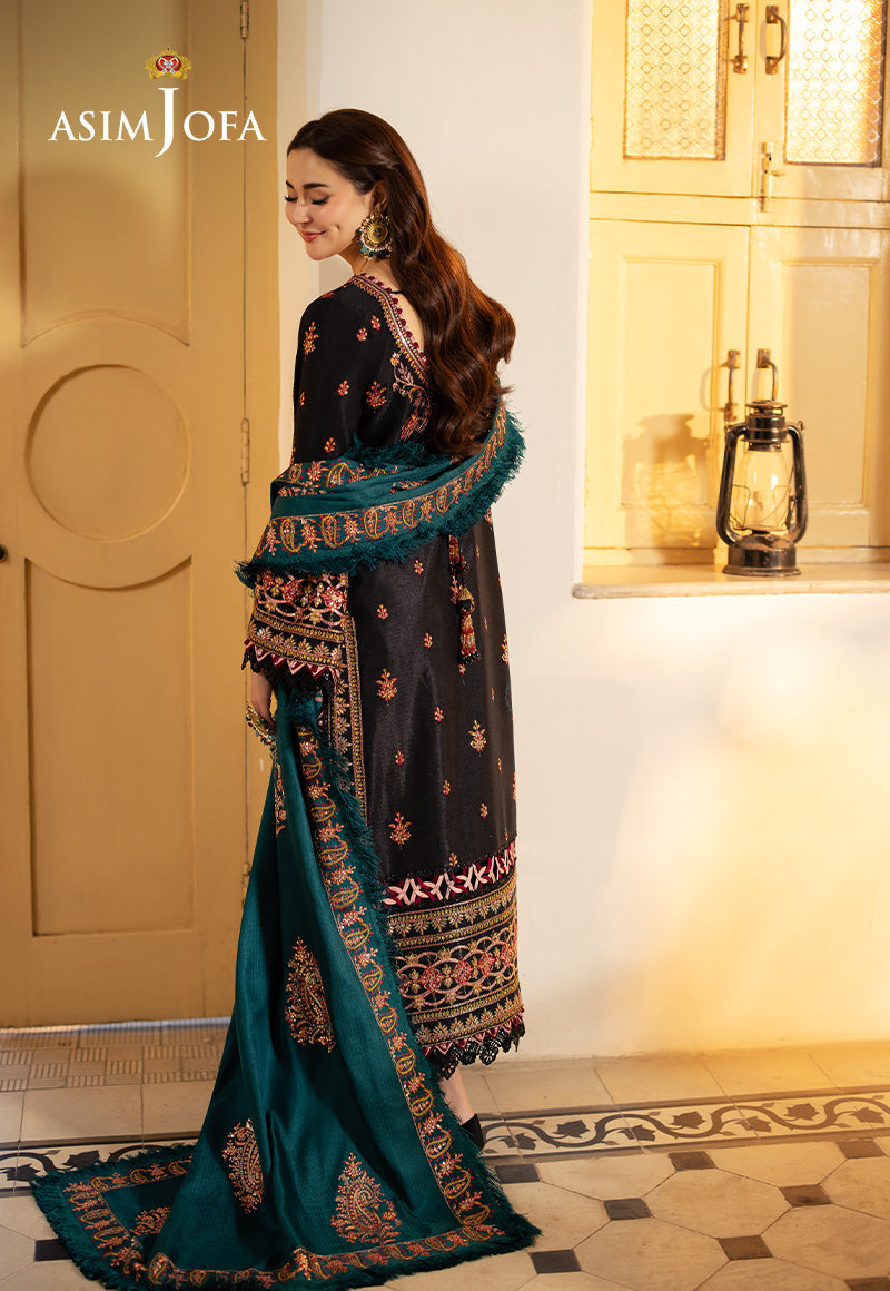 AJKID-06 EMBROIDERED STITCHED 3 PCS