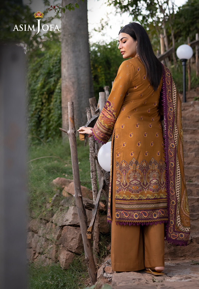 AJUWD-64 PRINTED VISCOSE 3 Pcs