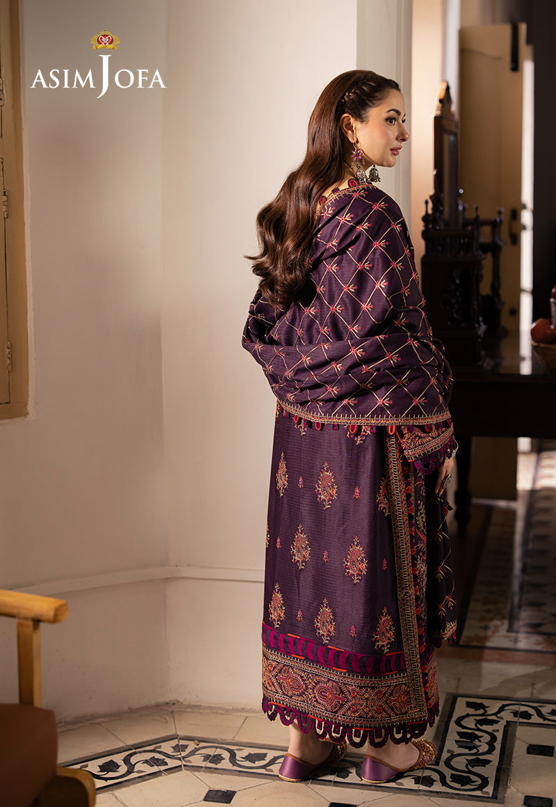 AJKID-02 EMBROIDERED STITCHED 3 PCS