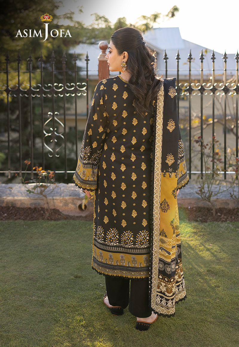 AJUWD-69 PRINTED STITCHED 3 PCS
