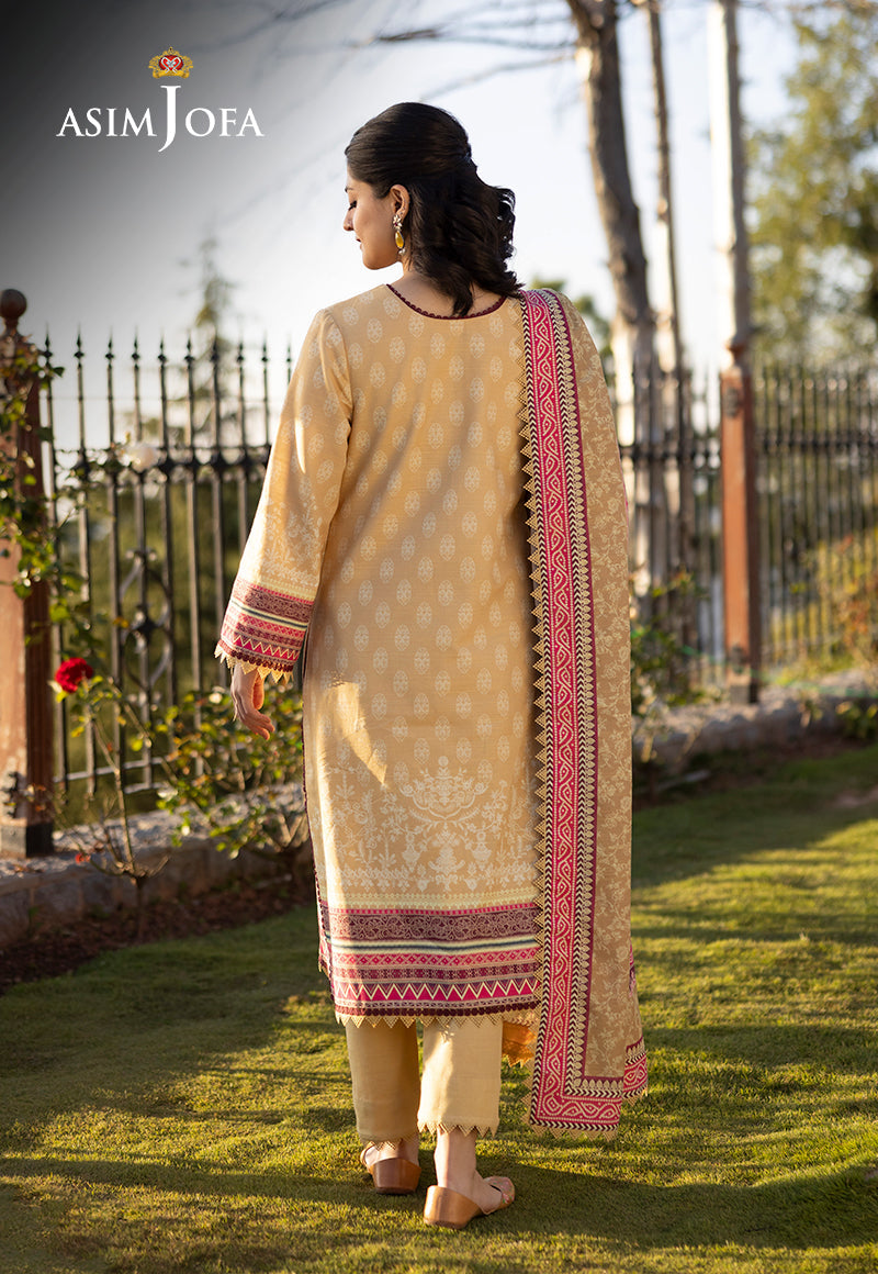 AJUWD-36 PRINTED STITCHED 3 PCS