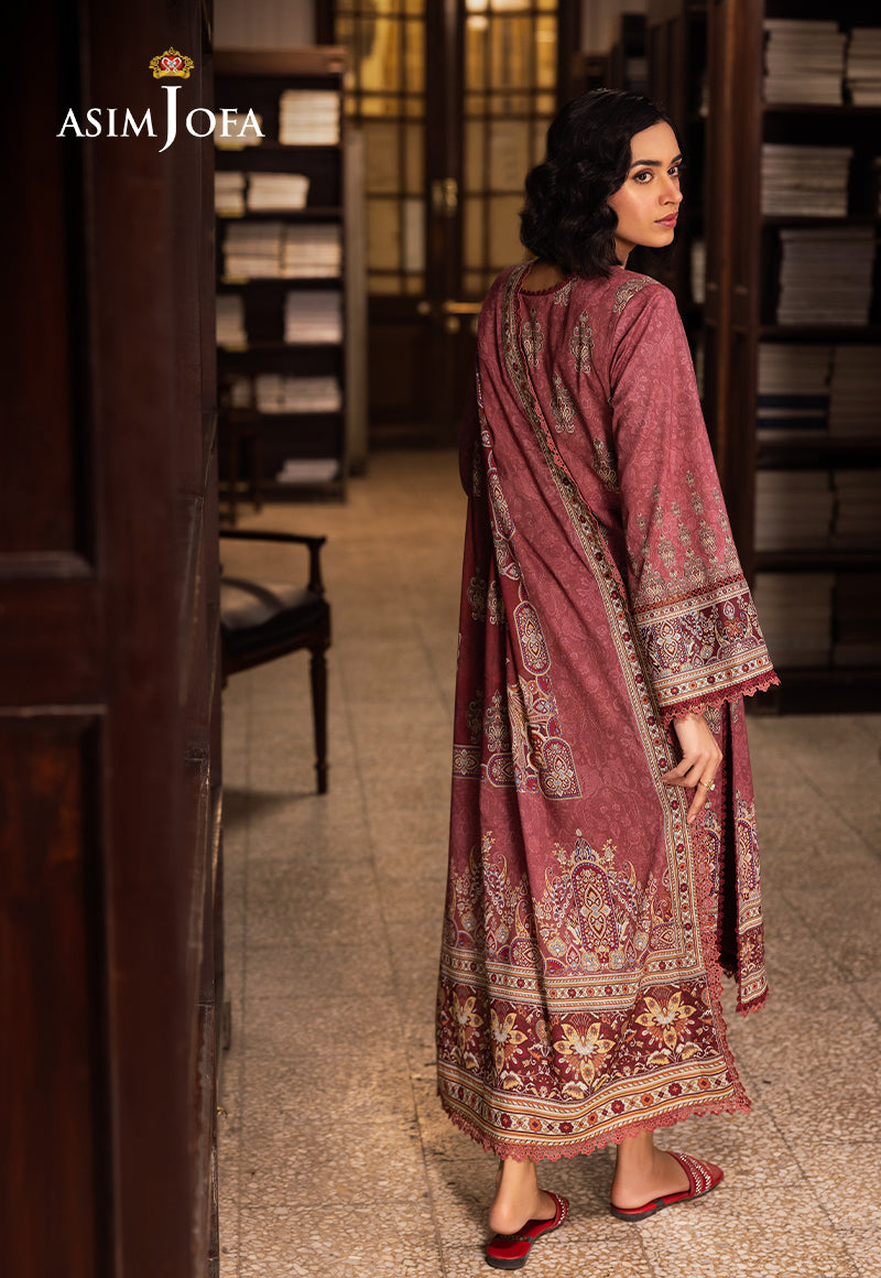 AJUBJ-43 PRINTED LAWN 3 PC