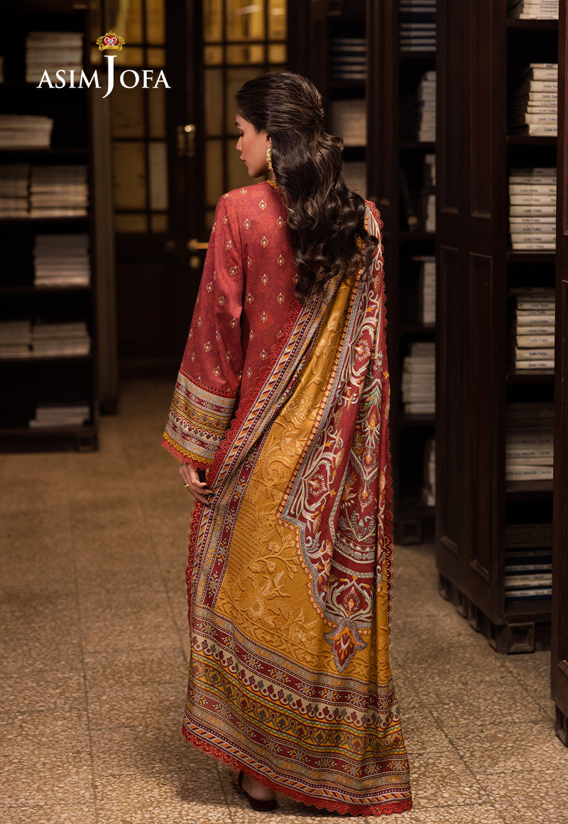 AJUBJD-42 Printed Lawn Stitched 3 Pcs