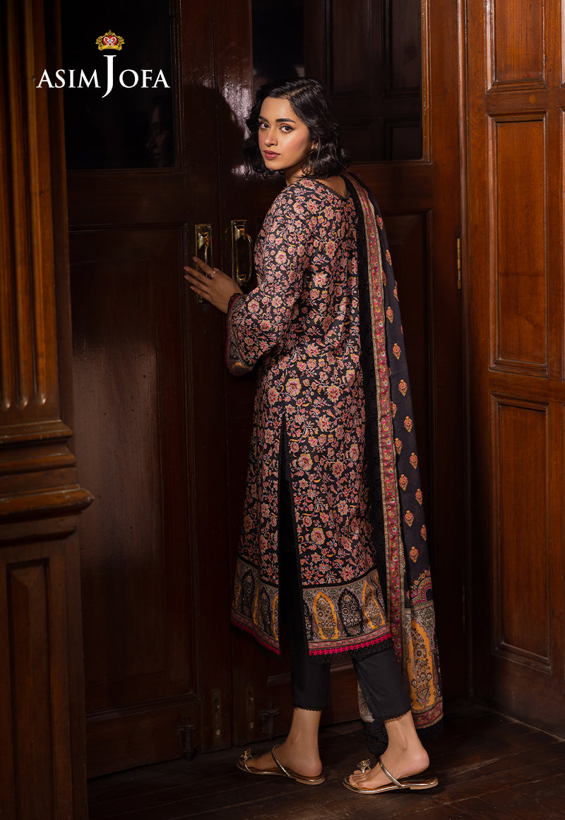 AJUBJD-45 Printed LAWN Stitched 3 PC