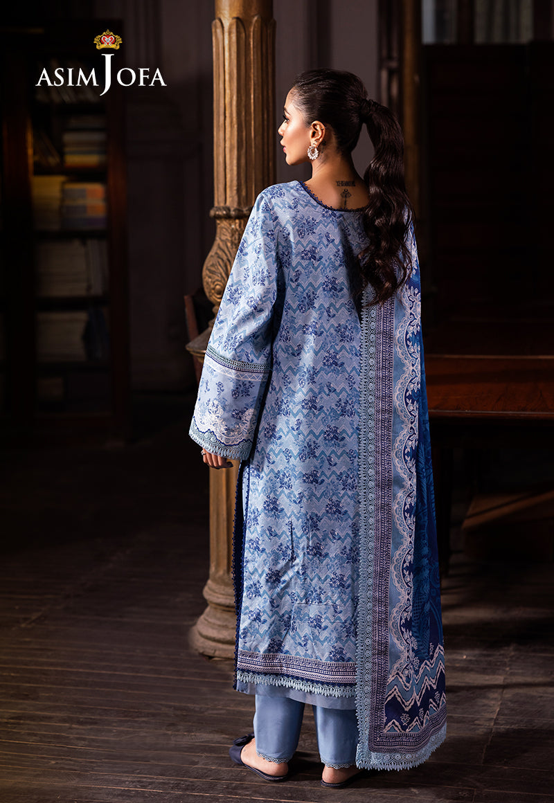 AJUBJD-39 Printed Lawn Stitched 3 Pcs