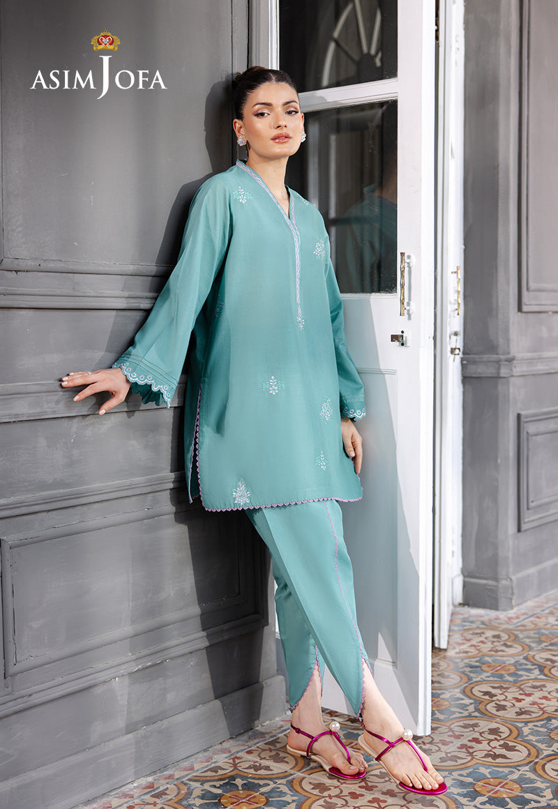 AJPB-188 EMBROIDERED CAMBRIC STITCHED 2PCS
