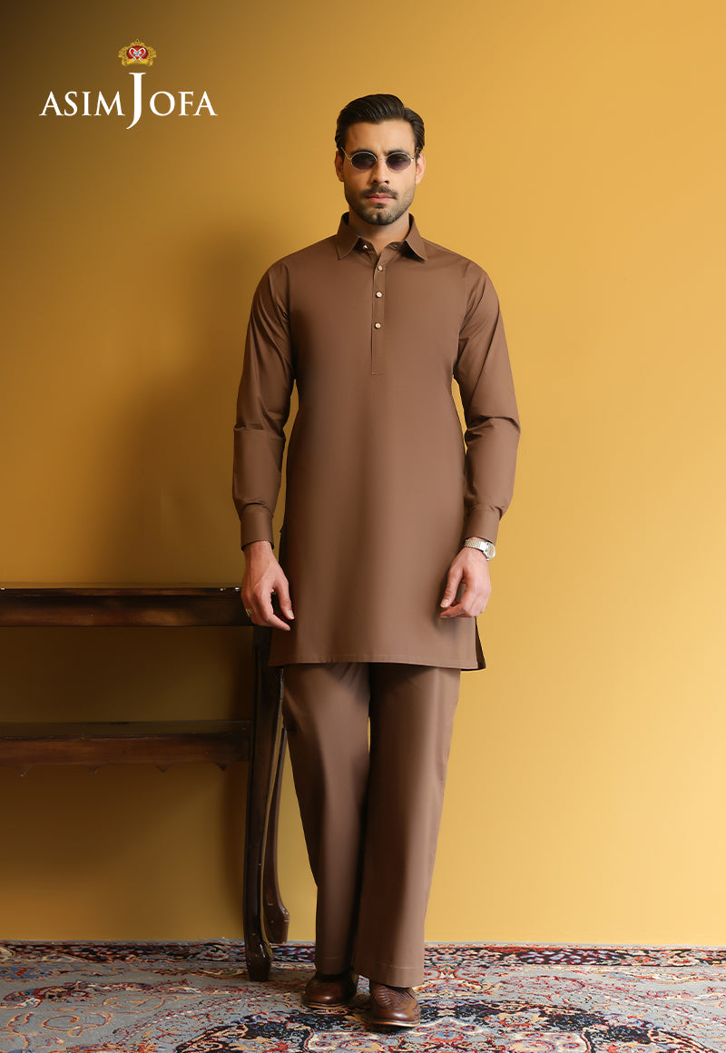 AJUBM-04 UNSTITCHED EGYPTIAN COTTON 2PC