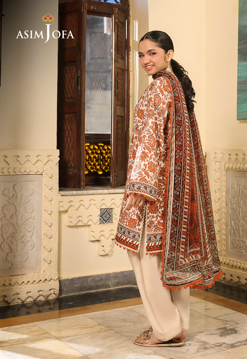 AJUBF-89 DIGITAL PRINTED LAWN 3 PCS