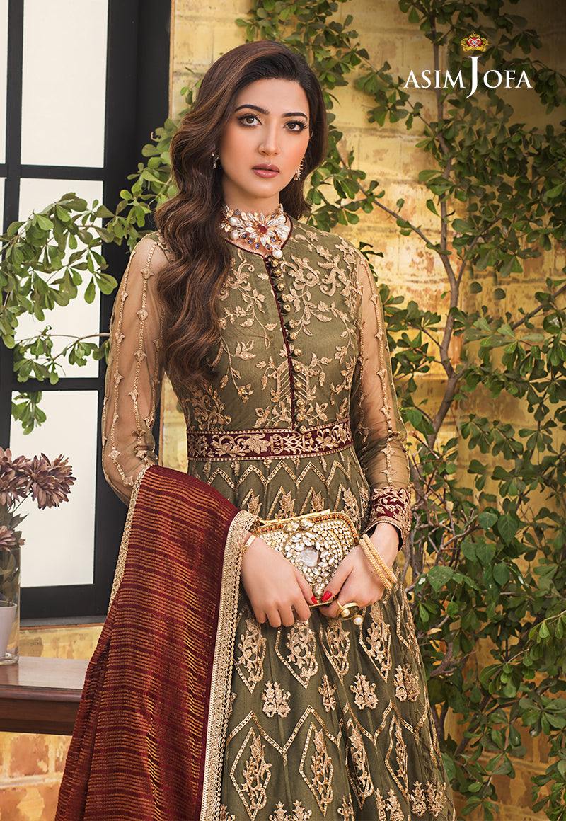 AJLE-06 EMBROIDERED NET 2 PCS