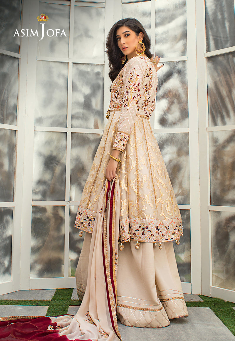 AJLE-10 EMBROIDERED ORGANZA 3 PCS