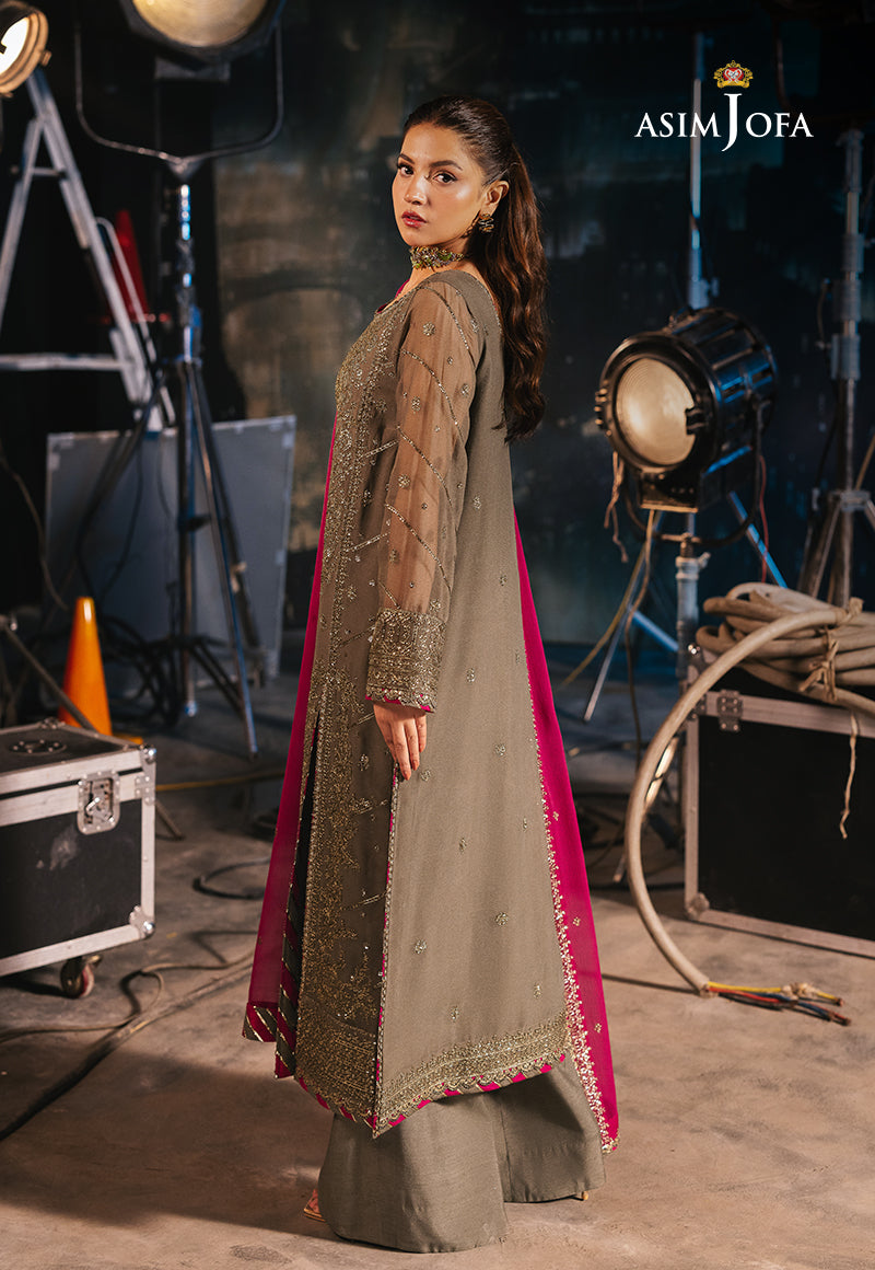 AJLF-06 EMBROIDERED CHIFFON 3 PCS