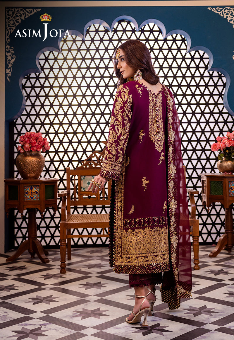 AJFID-03 EMBROIDERED LAWN STITCHED 3 PCS