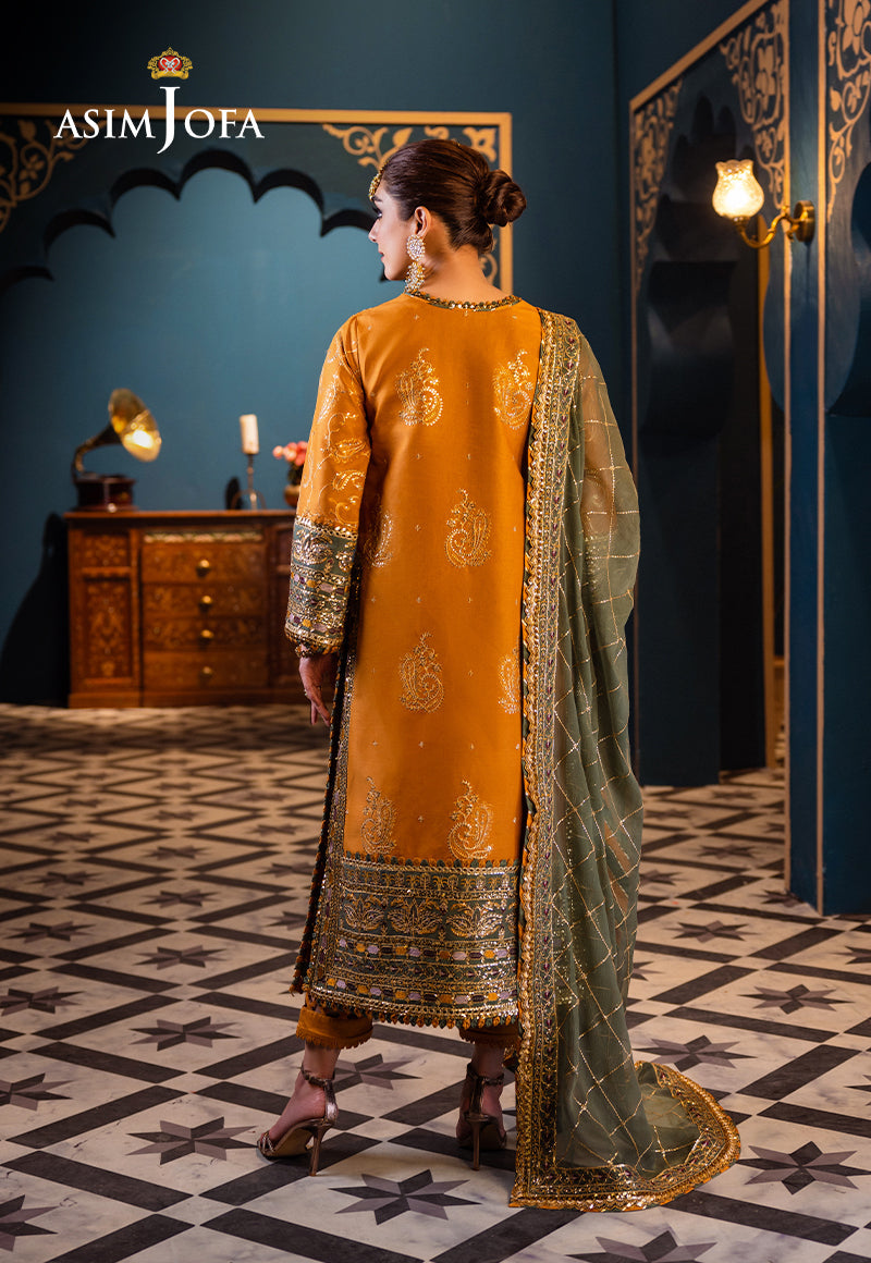 AJFID-26 EMBROIDERED STITCHED 3 PCS