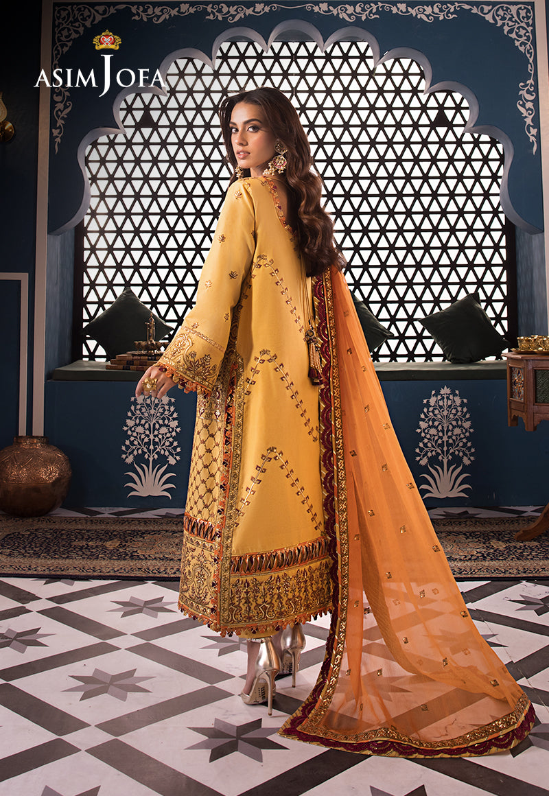 AJFI-19 EMBROIDERED LAWN 3 PCS