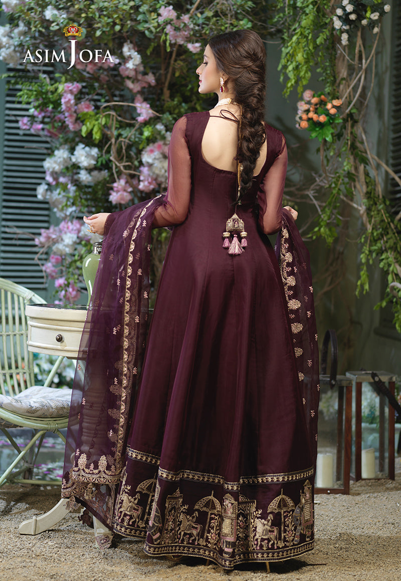 AJFC-50 EMBROIDERED ORGANZA 3 PCS