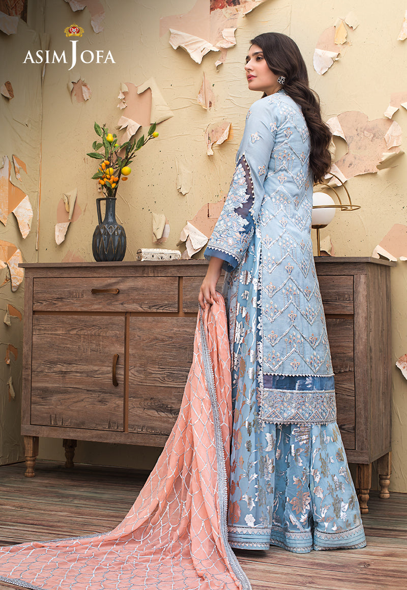 AJLE-02 EMBROIDERED SILK 3 PCS