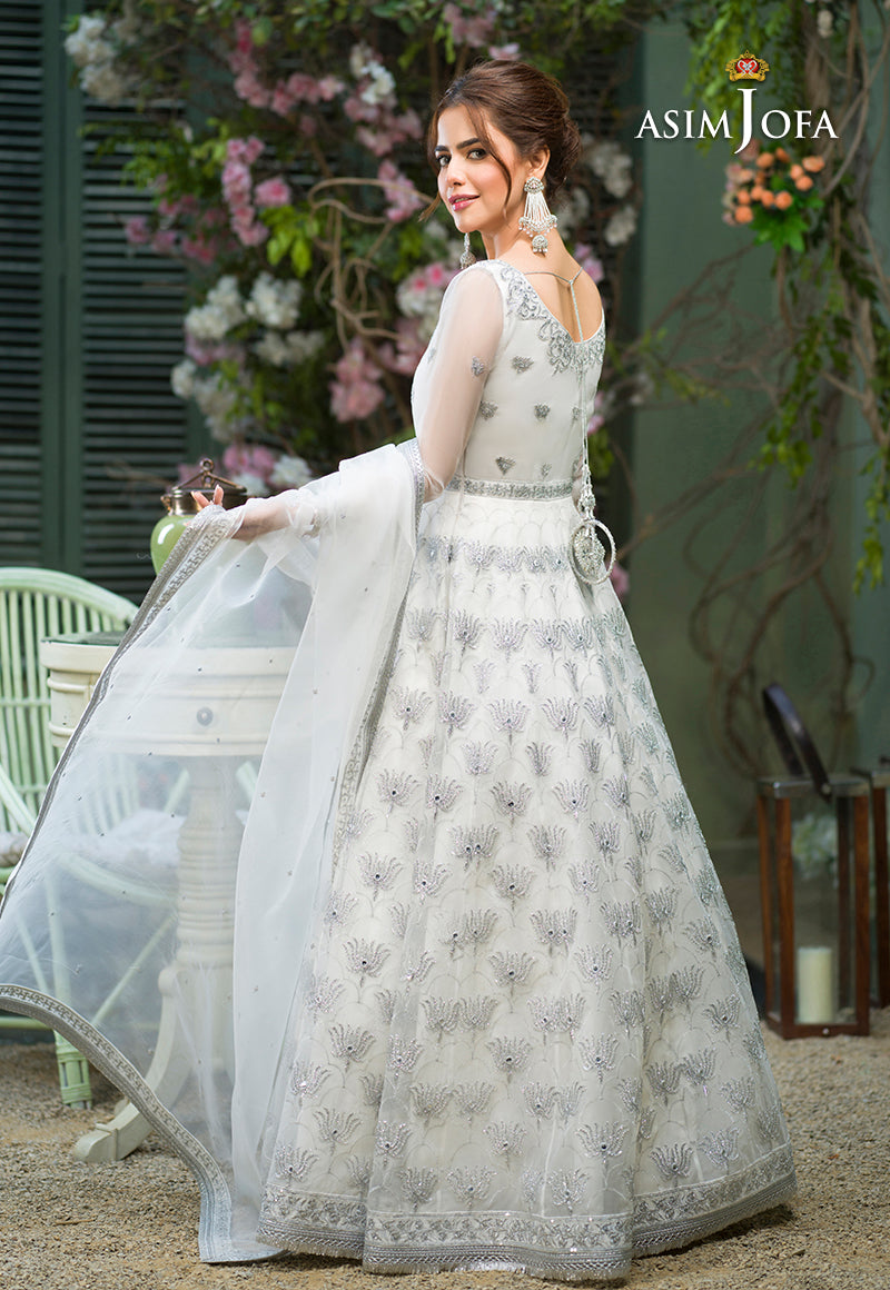 AJFC-49 EMBROIDERED ORGANZA 3 PCS