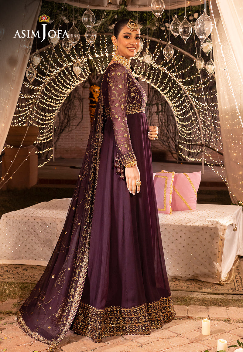 AJDA-24 EMBROIDERED CHIFFON 2 PCS