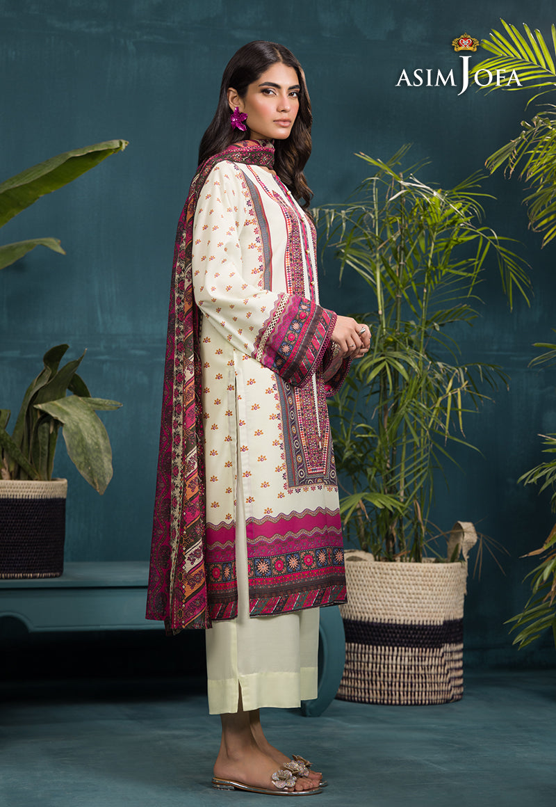 AJGR-13 PRINTED SWISS LAWN 3 PCS