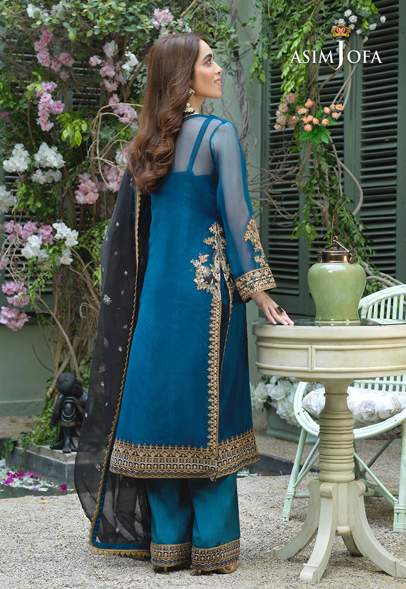 AJFC-48 EMBROIDERED ORGANZA 3 PCS