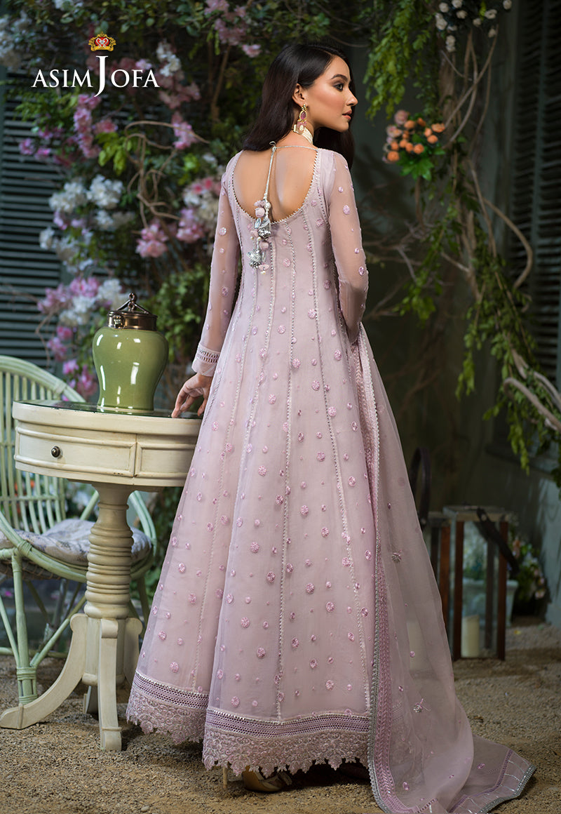 AJFC-45 EMBROIDERED ORGANZA 3 PCS