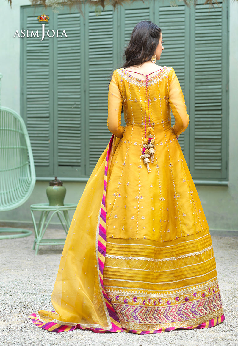 AJFC-42 EMBROIDERED ORGANZA 3 PCS