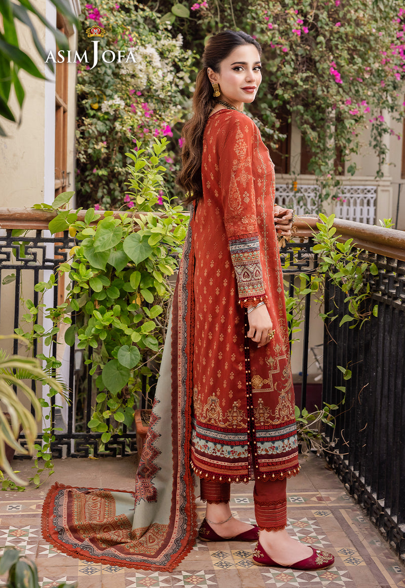 AJRW-08 EMBROIDERED PREMIUM WINTER COTTON 3 PCS