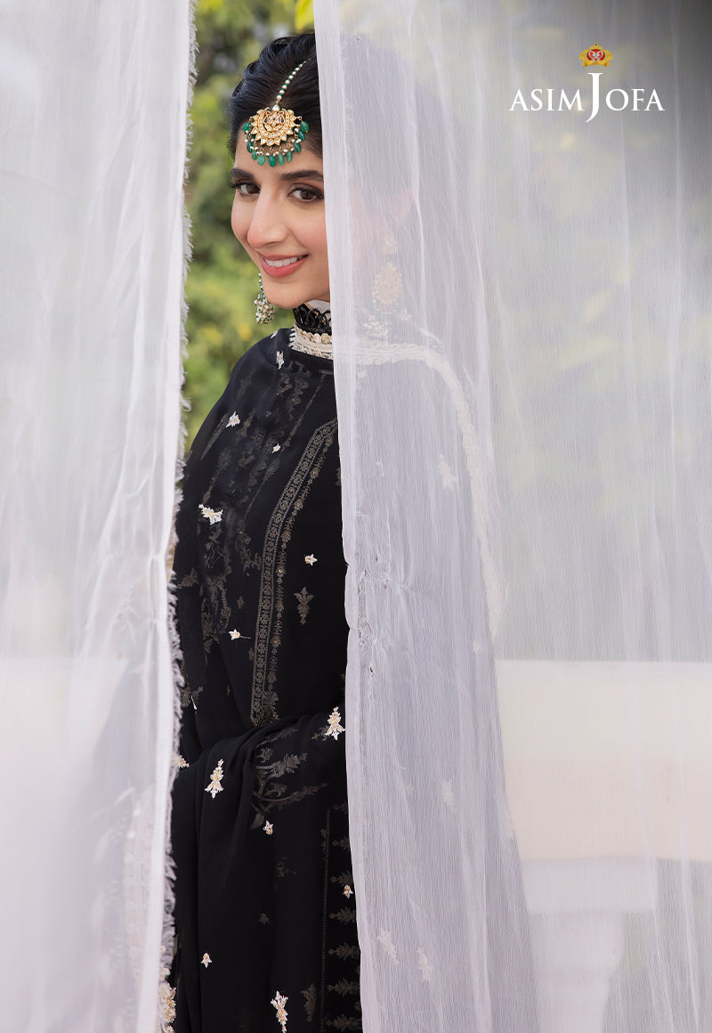 AJABD-01 EMBROIDERED LAWN SILK Stitched 2 PCS