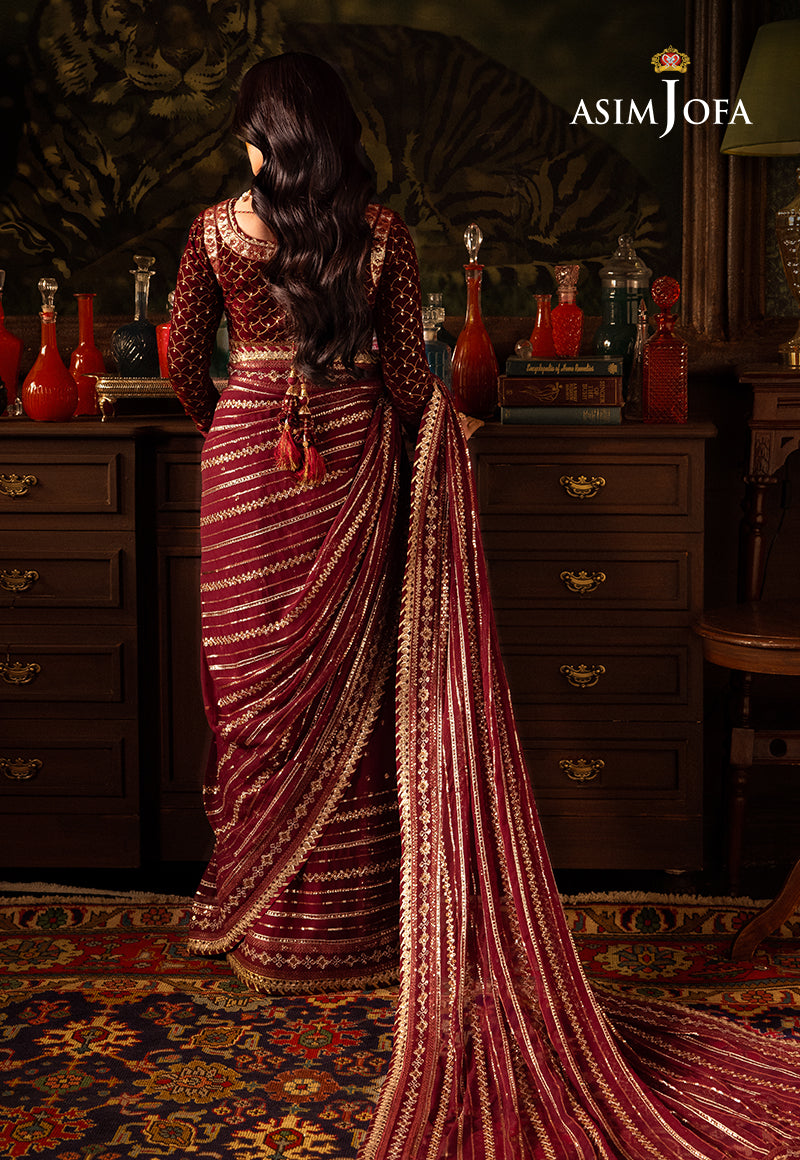AJMM-02 EMBROIDERED CHIFFON 3 PCS