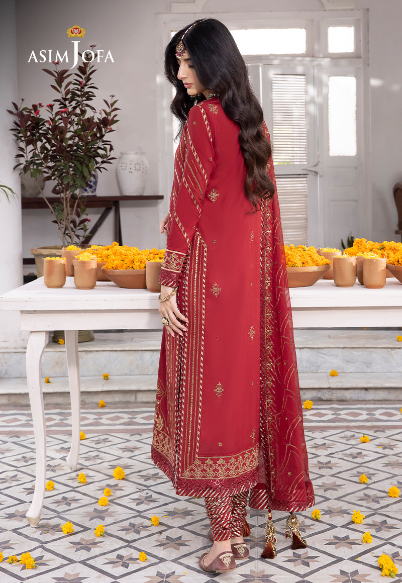 AJABD-24 EMBROIDERED STITCHED 3 PCS