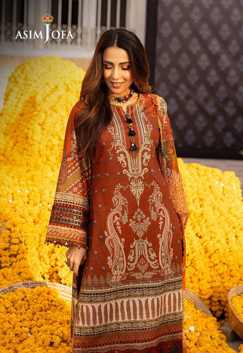 AJARD-03 EMBROIDERED JACQUARD 3 PCS