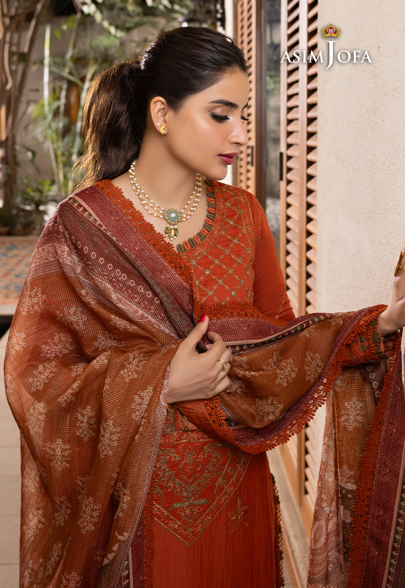 AJRW-36 EMBROIDERED SLUB 3 PCS