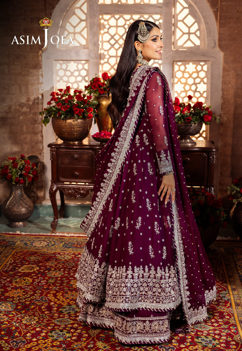 AJJJD-01 EMBROIDERED CHIFFON STITCHED 3 PCS