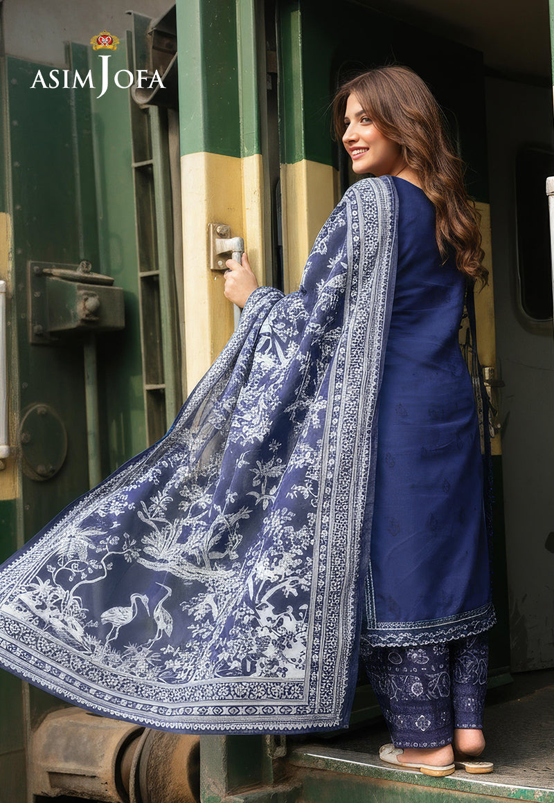 AJUBU-02 Embroidered Jacquard 3 Pcs