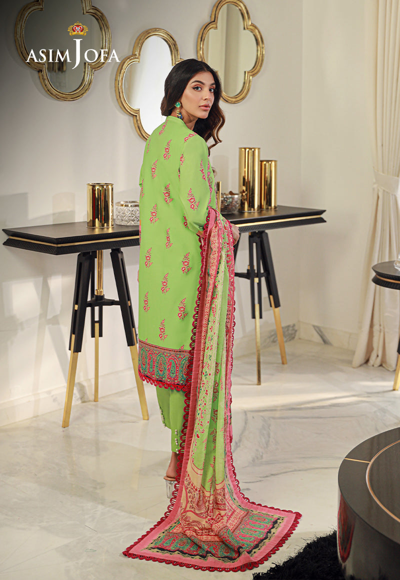 AJUND-13 PRINTED LAWN 3 PCS