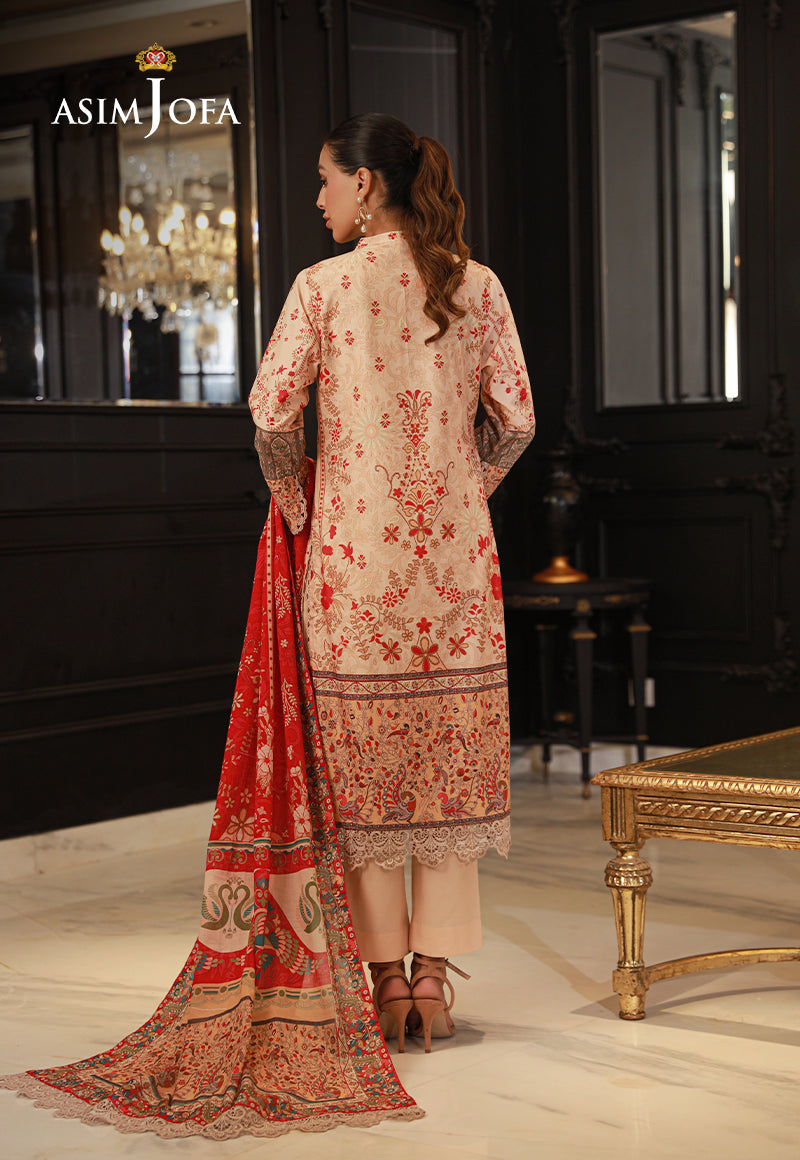 AJUND-14 PRINTED LAWN 3 PCS