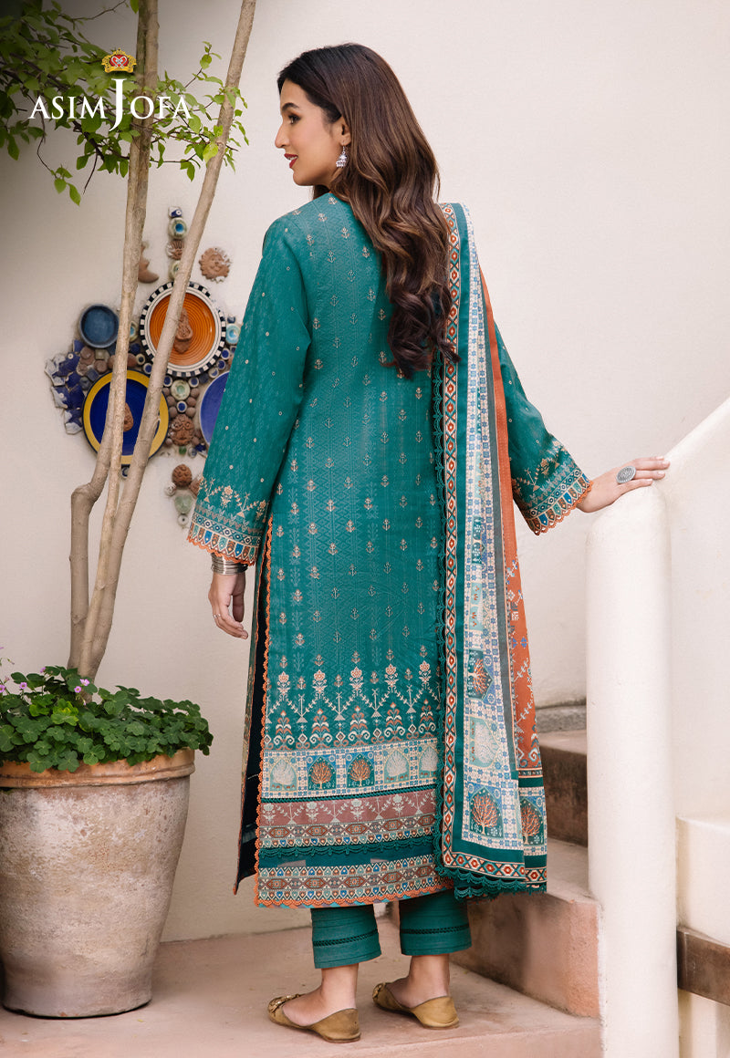 AJBUD-19 PRINTED STITCHED 3 PCS