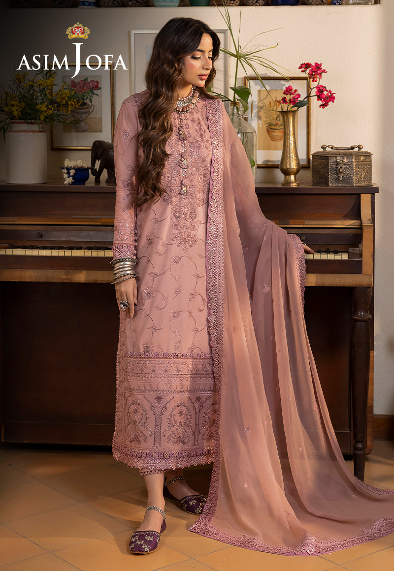 AJSWD-01 EMBROIDERED STITCHED 3 PCS