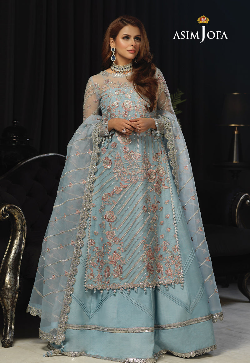 AJN-15 EMBROIDERED ORGANZA 3 PCS AJN-15 EMBROIDERED ORGANZA 3 PCS