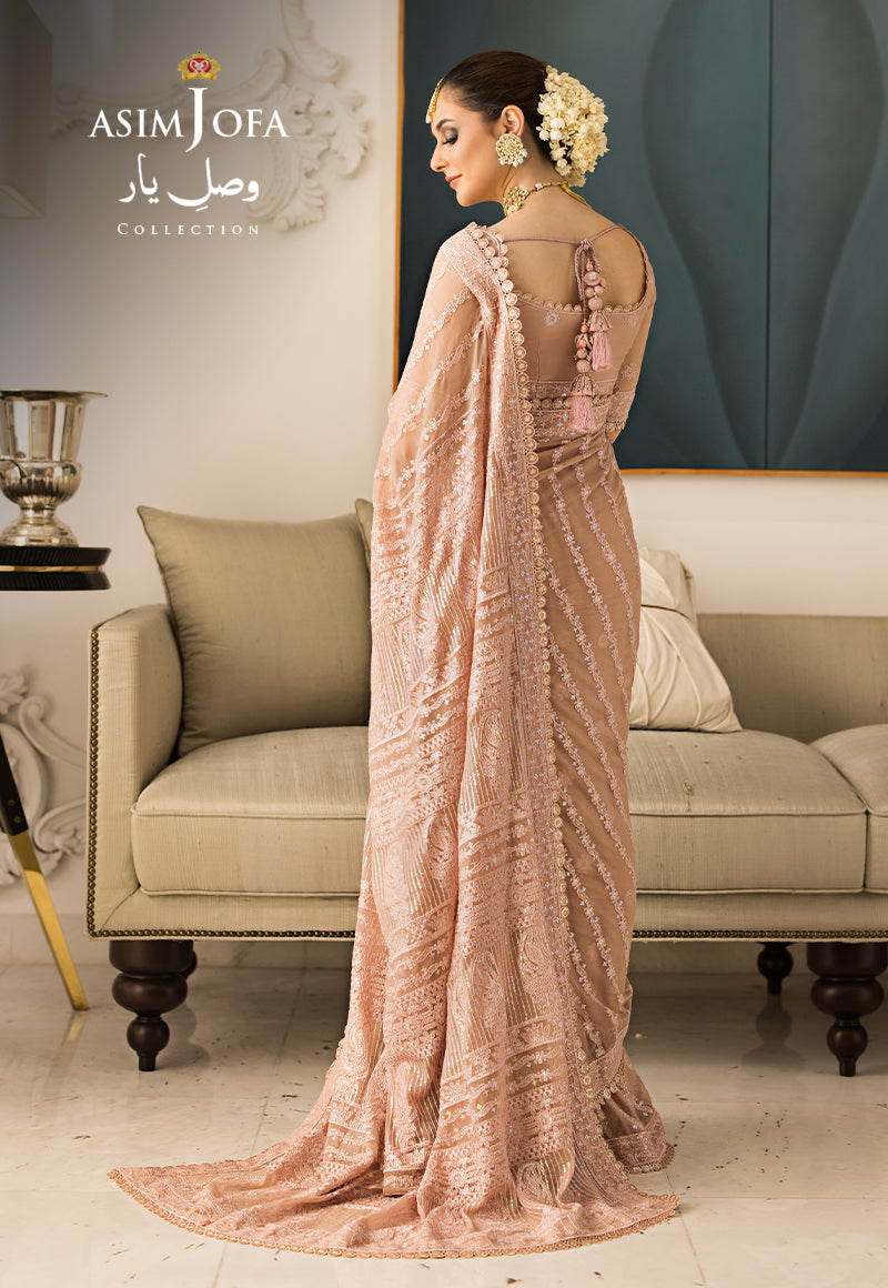 AJVYD-09 EMBROIDERED STITCHED 3 PCS